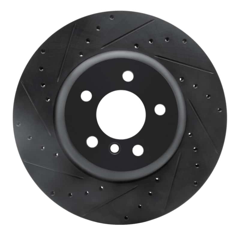 R1 Concepts — R1 13-21 BMW 330I xDrive Sedan Rear Left Drilled & Slotted Black Brake Rotor
R1 Brake Rotor Drill - view 1