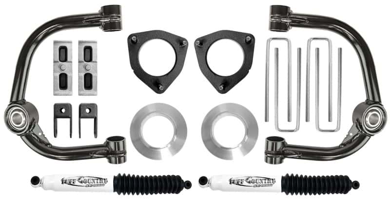 Tuff Country — Tuff Country 19-23 Chevy 1500 4x4 4in Lift Kit w/ Upper Control Arms & Shocks
Suspension - view 1