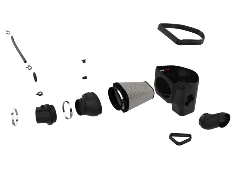 aFe — aFe 19-23 Dodge Challenger Hellcat V8-6.2L Magnum FORCE Stage2 Cold Air Intake System w/Pro DRY S
Magnum FORCE Intake - view 2