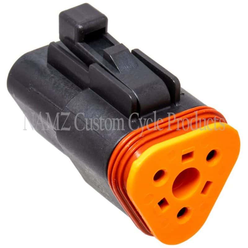 NAMZ — NAMZ Deutsch DT Series 3-Wire Plug & Wedgelock - Black (HD 72113-94BK) - view 1