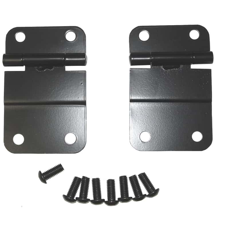 Rugged Ridge — Rugged Ridge 76-86 Jeep CJ Black Lower Tailgate Hinge Set
OFFROAD_EXTERIOR - view 2