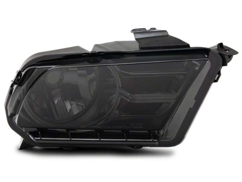 Raxiom — Raxiom 10-12 Ford Mustang Axial Series OEM Style Rep Headlights- Chrome Housing- Smoked Lens
Headlights - view 3