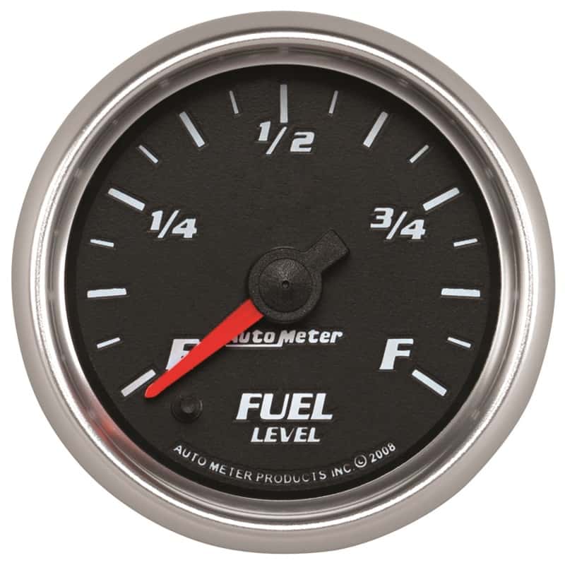 AutoMeter — Autometer Pro-Cycle Gauge Fuel Level 2 1/16in 0-280 Programmable Black
2" FUEL LEVEL PC CB - view 1