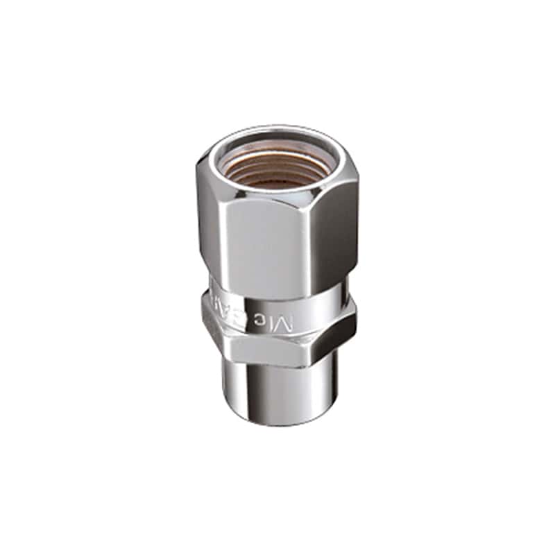 McGard — McGard Hex Lug Nut (Drag Racing Short Shank) 1/2-20 / 13/16 Hex / 1.6in. L (Box of 100) - Chrome
WHEEL LUG NUT - view 1