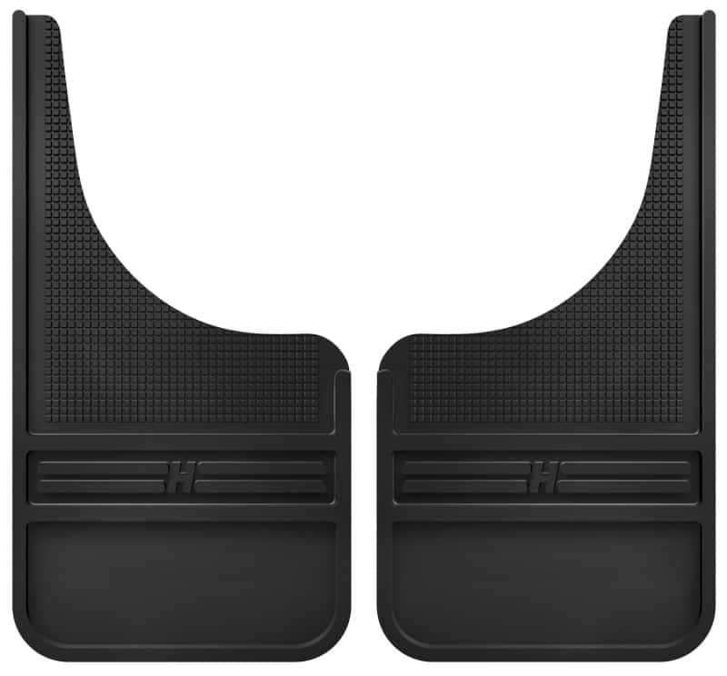 Husky Liners — Husky Liners Universal 12in Wide Black Rubber Front Mud Flaps w/o Weight
Mud Flaps - view 1