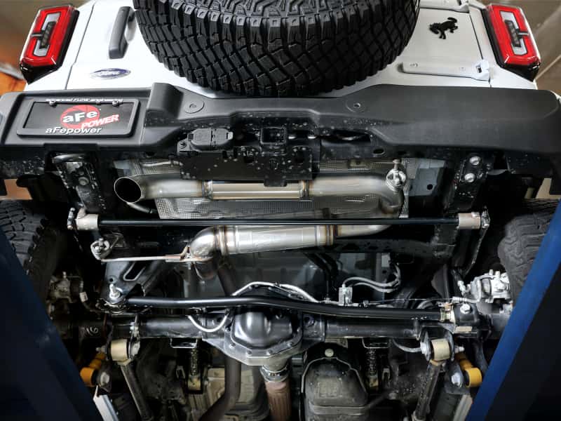 aFe — aFe 21-24 Ford Bronco Apollo GT Series 3 IN 409 Stainless Steel Hi-Tuck Axle-Back Exhaust
Axle-Back Exhaust - view 3