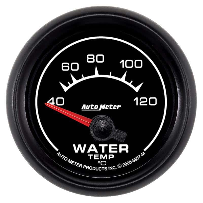AutoMeter — Autometer ES 52mm 40-120 Deg C Short Sweep Electric Water Temperature Gauge
2" WTMP 120C ELEC ES - view 1