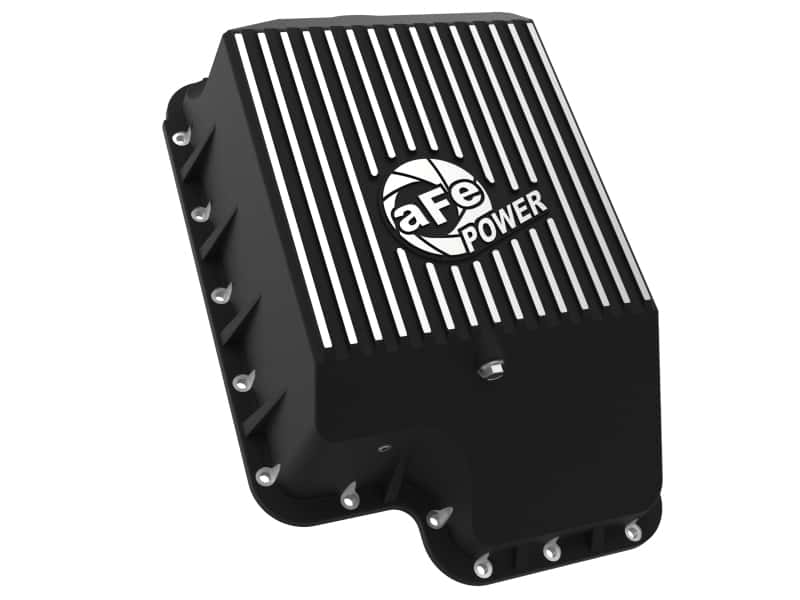 aFe — aFe Transmission Pan (Black); Ford Diesel Trucks 03-10 V8-6.0/6.4L (td)
Transmission Pan - view 2