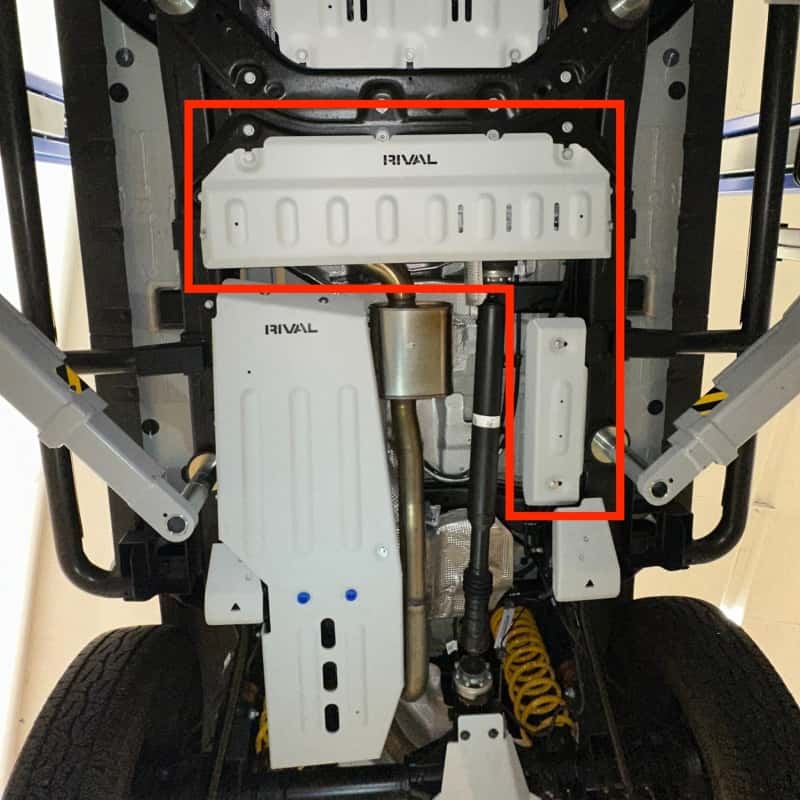 Rival 4x4 — Rival Ineos Grenadier Quartermaster Aluminum Transfer Case Skid Plate
Trns Case Skid Plate - view 4