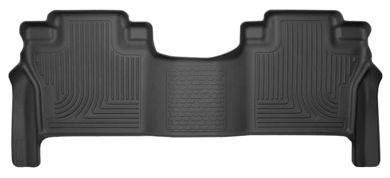 Husky Liners — Husky Liners 2016 Nissan Titan XD Crew Cab WeatherBeater 2nd Row Black Floor Liners - view 1