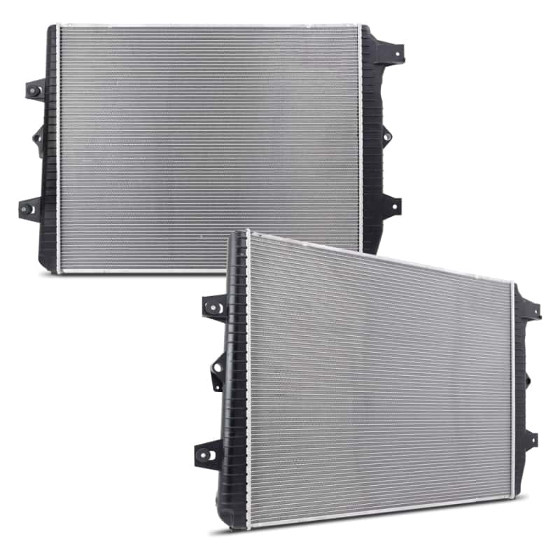 Mishimoto — Mishimoto 11-16 Chevy Silverado 6.6L Duramax Replacement Radiator
Radiator - view 1
