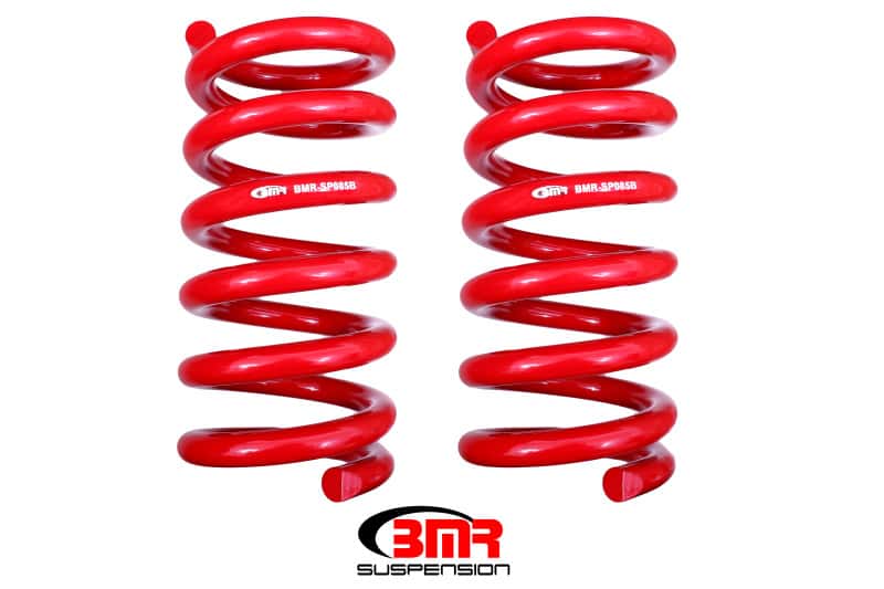 BMR Suspension — BMR 15-17 S550 Mustang Rear Handling Version Lowering Springs - Red
Lowering Springs - view 1