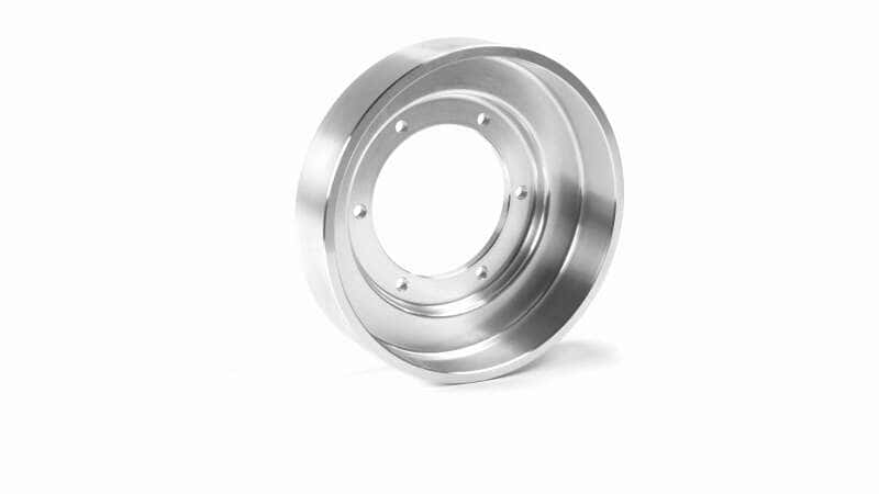 Fleece Performance — Fleece Performance 03-12 Dodge 2500/3500 Cummins Fan Drive Pulley (Bare Aluminum Finish)
Belt Idler Pulley - view 4