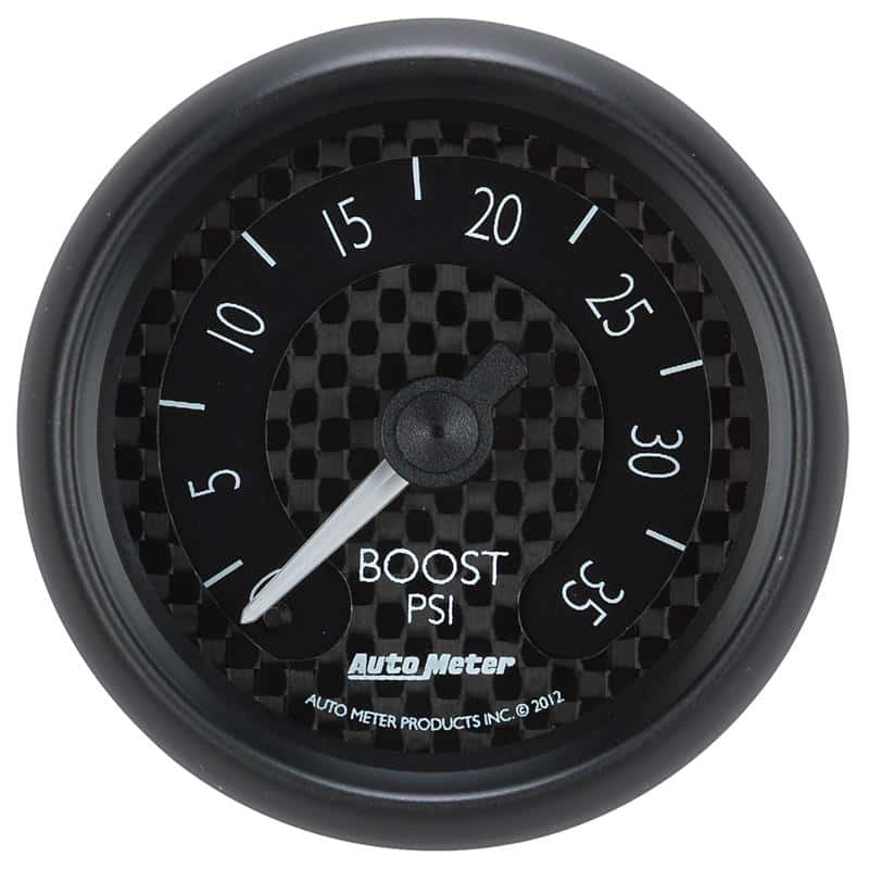 AutoMeter — Autometer GT Series 52mm Mechanical 0-35 psi Boost Gauge
2-1/16" BOOST, 0-35 - view 1
