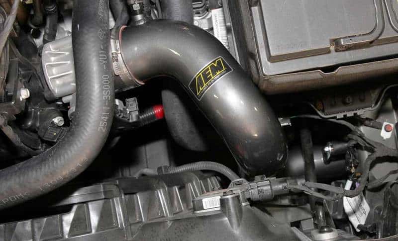 AEM Induction — AEM 2011-2014 Hyundai Sonata/Kia Optima 2.4L L4 - Cold Air Intake System
Cold Air Intake Syst
AEM Cold Air Intake - view 6