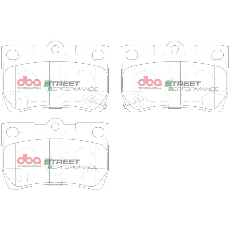 DBA — DBA 2006 Lexus GS300 Rear SP Performance Brake Pads
Brake Pad - view 1