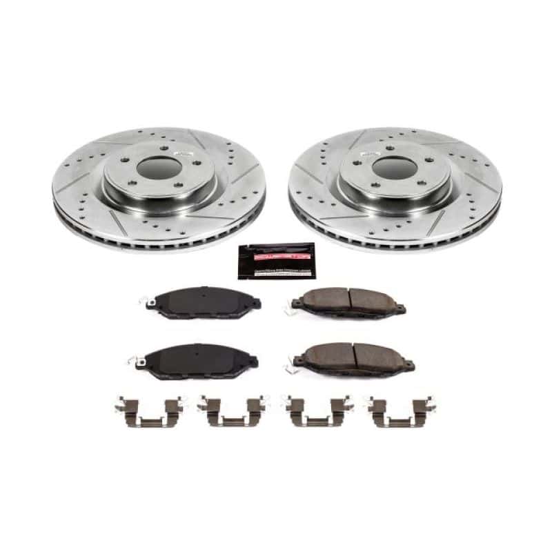 PowerStop — Power Stop 2013 Infiniti JX35 Front Z23 Evolution Sport Brake Kit - view 1
