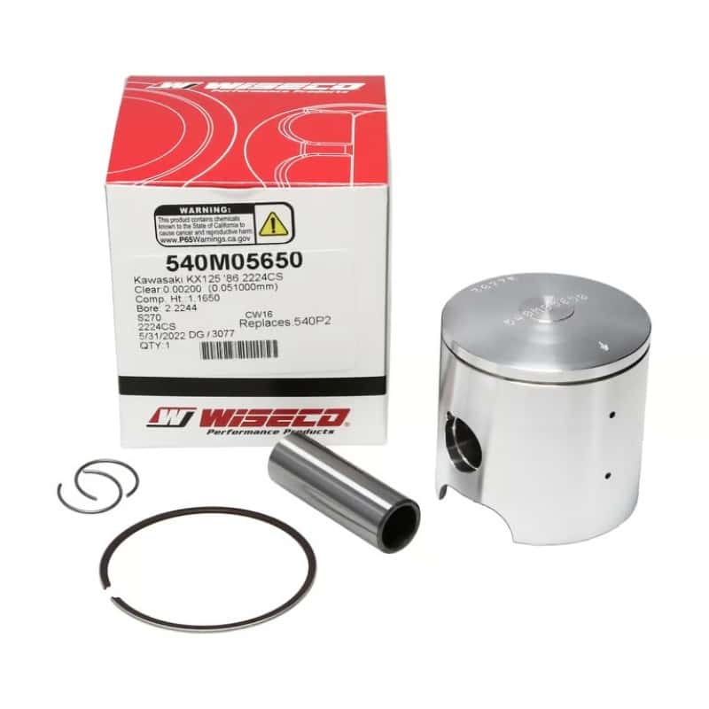 Wiseco — Wiseco Kawasaki KX125 86 2224CS Piston Kit
Piston Kit - view 9