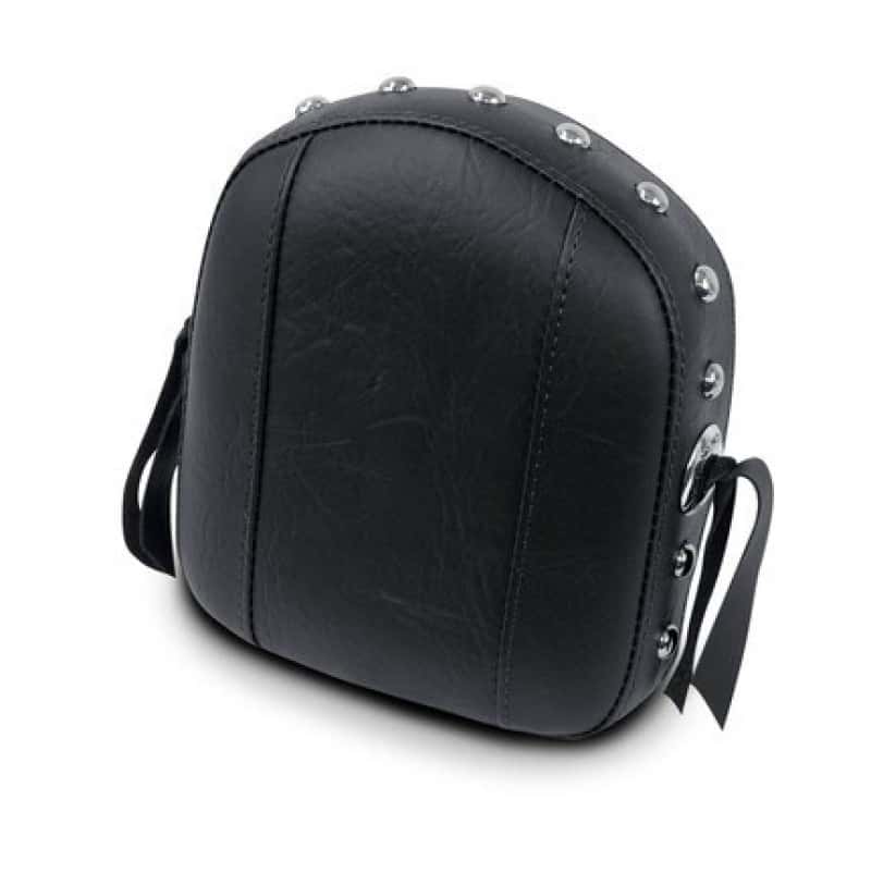Mustang Motorcycle — Mustang Harley Sissy Bar Pad Low Medallion Style - Black - view 2