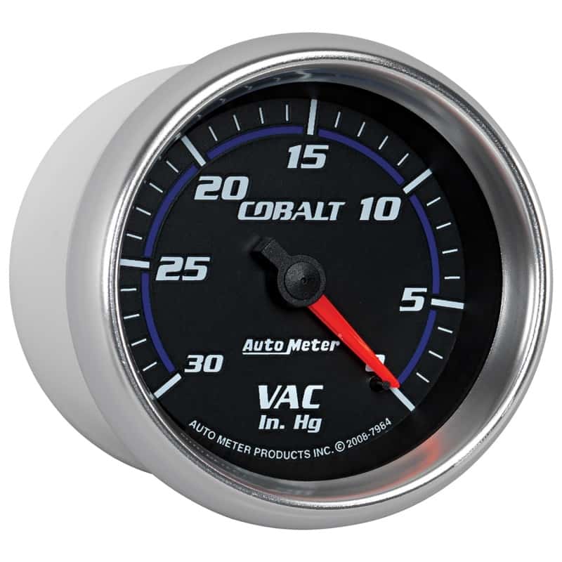 AutoMeter — Autometer Cobalt 2-5/8in. / 0-30 IN HG / Mechanical Vacuum Gauge
GA 2.6" VAC MECH CB - view 11