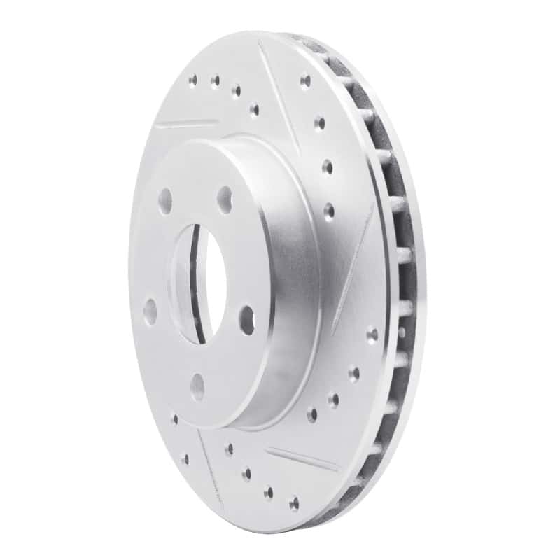R1 Concepts — R1 85-91 Buick SKYHAWK Front Right Drilled & Slotted Silver Brake Rotor
R1 Brake Rotor Drill - view 2