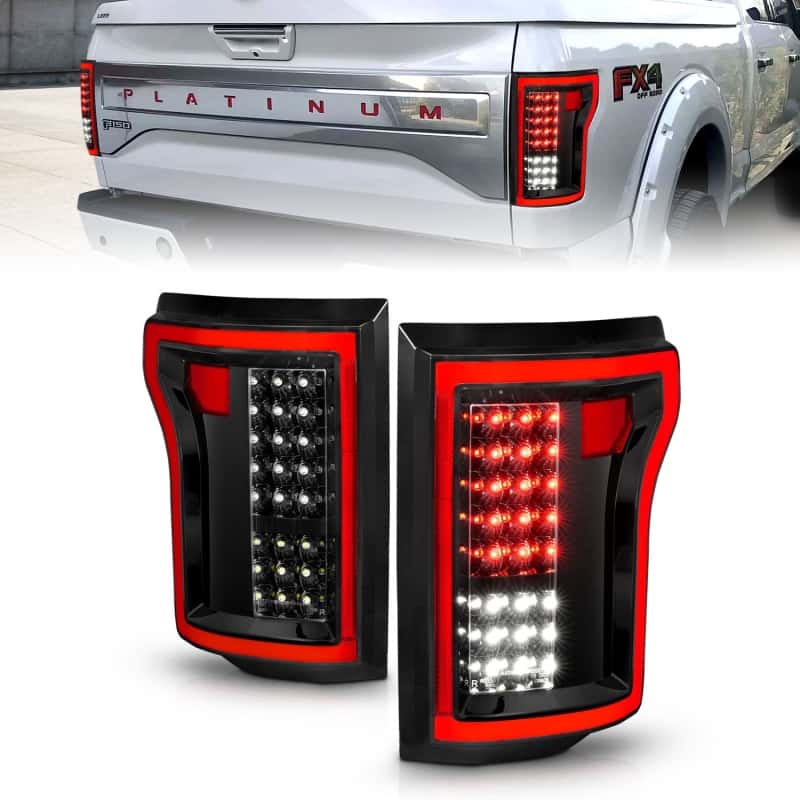 ANZO — ANZO 2015-2016 Ford F-150 LED Taillights Black
TailLightSet - view 1
