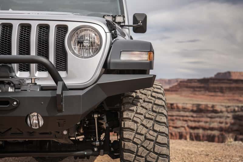 Rugged Ridge — Rugged Ridge HD Bumper Full Width Front 07-18 Jeep Wrangler JK 18-20 Jeep Wrangler JL 2020 JT
OFFROAD_BUMPERS
Bumper- Front - view 8