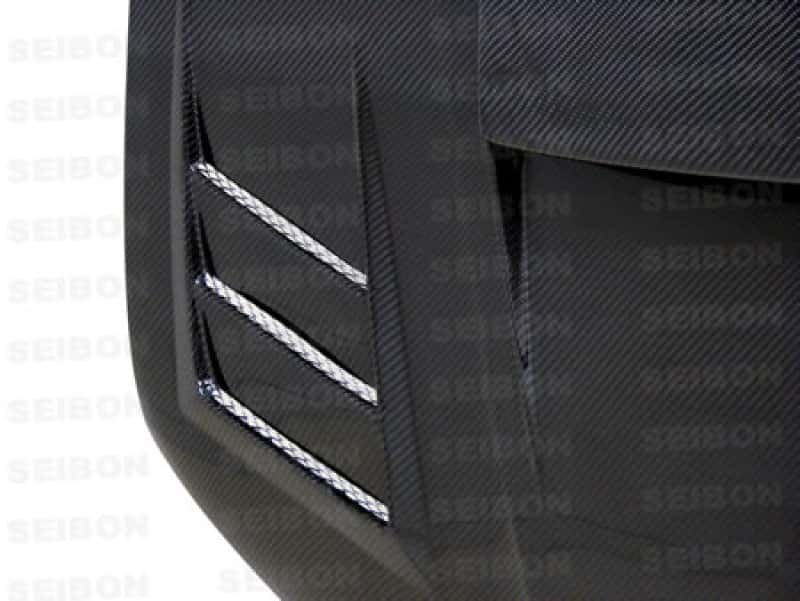 Seibon — Seibon 06-07 Subaru WRX/STi CWII Carbon Fiber Hood - view 8