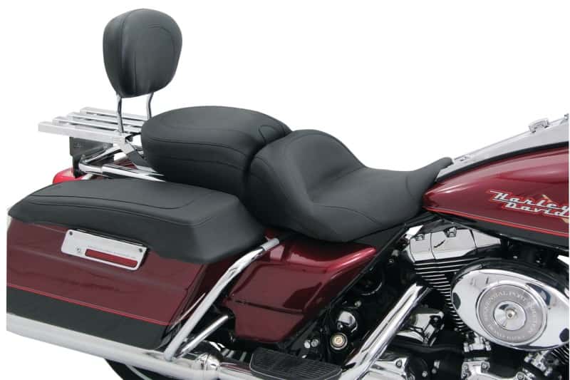 Mustang Motorcycle — Mustang 97-21 Harley Touring Sissy Bar Pad (12 inch x 9 inch) - Black - view 1