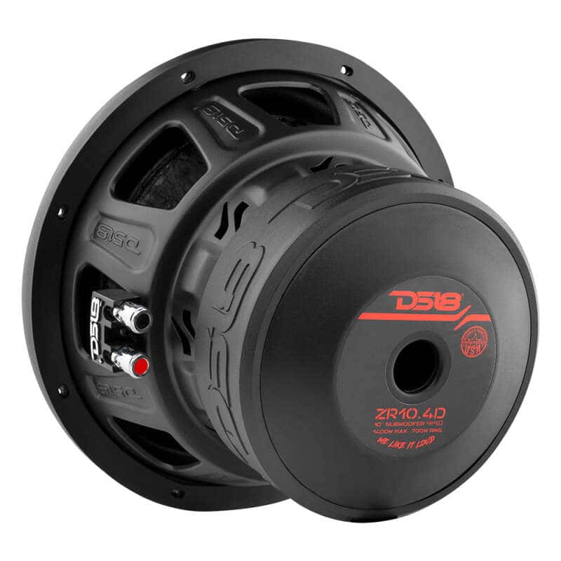DS18 — DS18 10in 700 Watts RMS 4 ohm DVC ZR Subwoofer - view 1