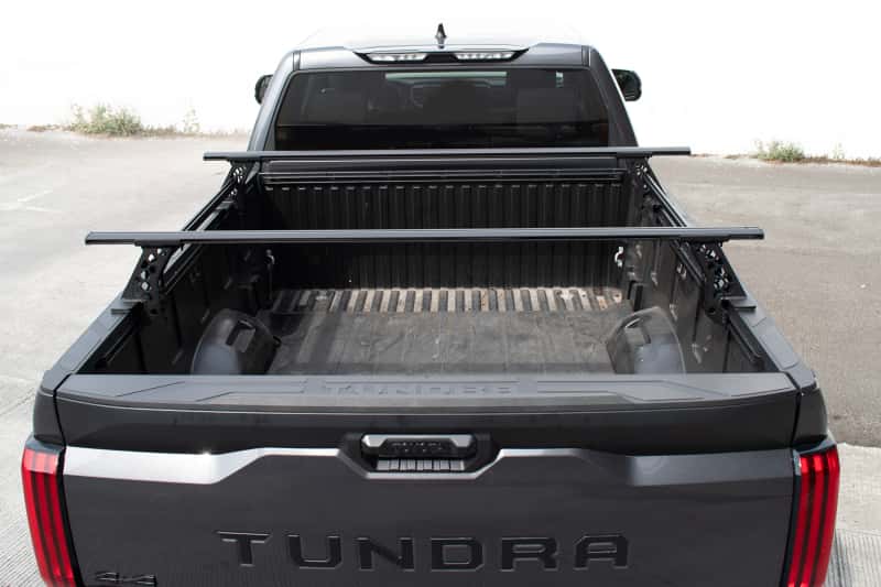 Go Rhino — Go Rhino 15-22 Ford F-150 / 19-22 RAM 1500 / 07-21 Toyota Tundra XRS Cross Bars Kit - Tex. Blk
XRS Bed Cross Rails - view 8