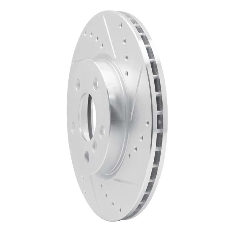 R1 Concepts — R1 14-21 Mini Cooper (Excl Clubman) Front Right Drilled & Slotted Silver Brake Rotor
R1 Brake Rotor Drill - view 2