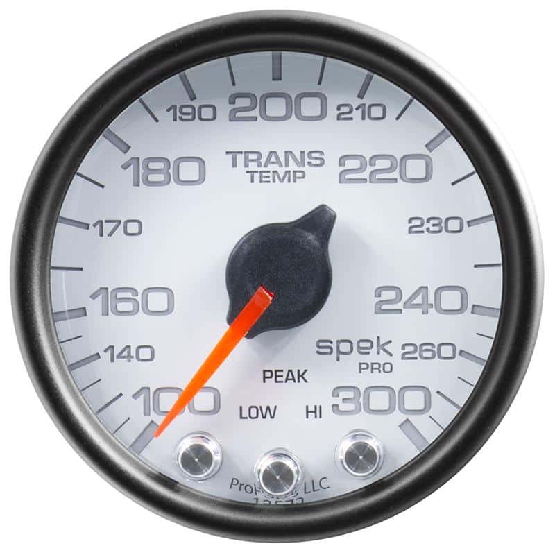 AutoMeter — Autometer Spek-Pro Gauge Trans Temp 2 1/16in 300f Stepper Motor W/Peak & Warn Wht/Blk
GA 2" TRNST WCB SPEK - view 2