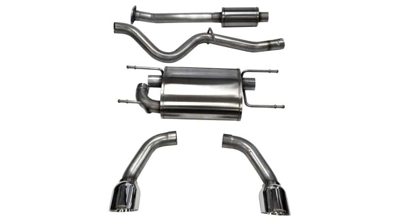 CORSA Performance — Corsa 2012-2025 Scion FRS / Subaru BRZ Polished Sport Cat-Back Exhaust
Exhaust - view 3
