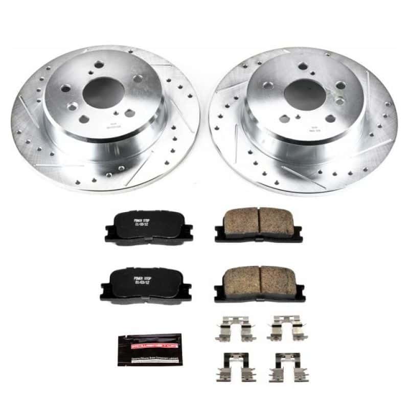 PowerStop — Power Stop 01-03 Toyota Highlander Rear Z23 Evolution Sport Brake Kit - view 1