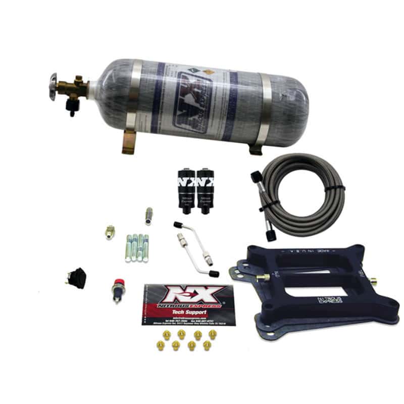 Nitrous Express — Nitrous Express 4150 Hitman 4-BBL Nitrous Kit (100-200HP) w/Composite Bottle
Injection System Kit
N2OSys - view 3