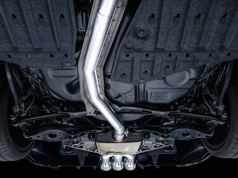 AWE Tuning — AWE Tuning 2023 Honda Civic Type R FL5 Touring Edition Exhaust w/ Triple Chrome Silver Tips
Touring Exhaust - view 4