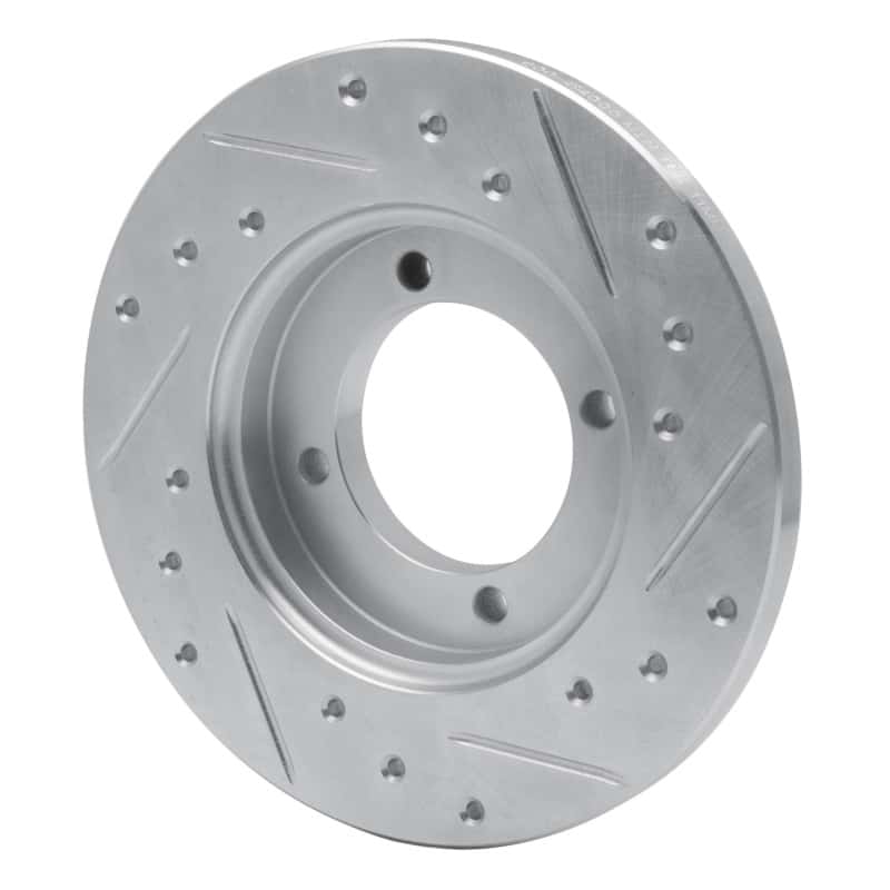 R1 Concepts — R1 88-93 Ford Festiva Front Left Drilled & Slotted Silver Brake Rotor
R1 Brake Rotor Drill - view 4