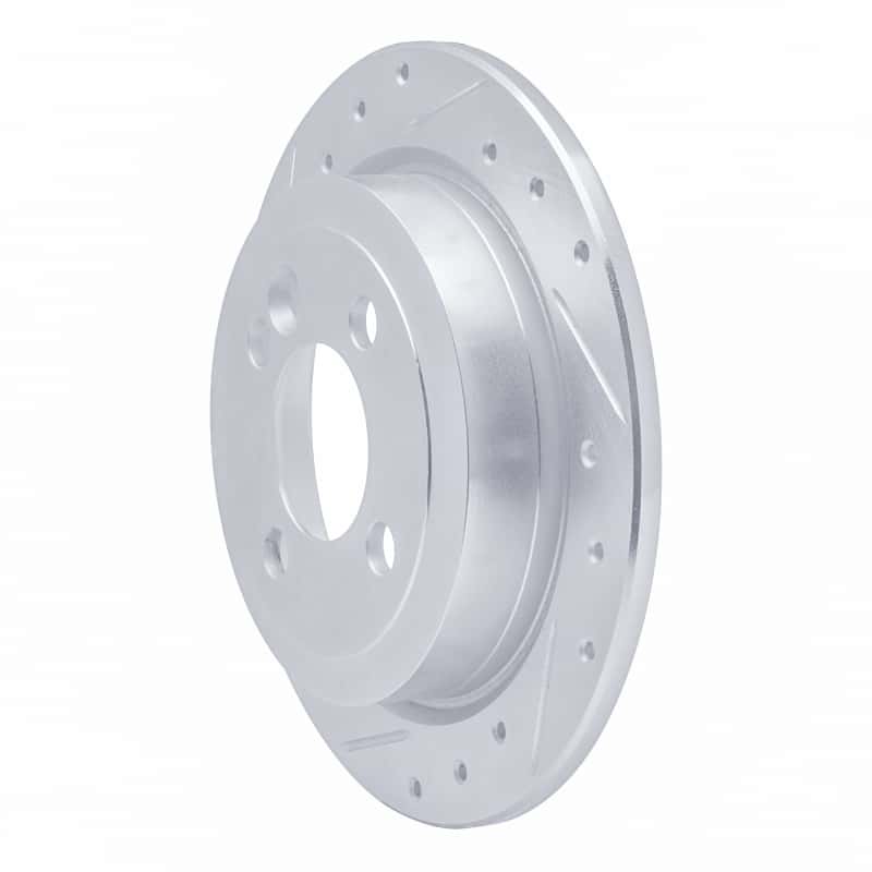 R1 Concepts — R1 02-15 Mini Cooper Clubman Rear Left Drilled & Slotted Silver Brake Rotor
R1 Brake Rotor Drill - view 2