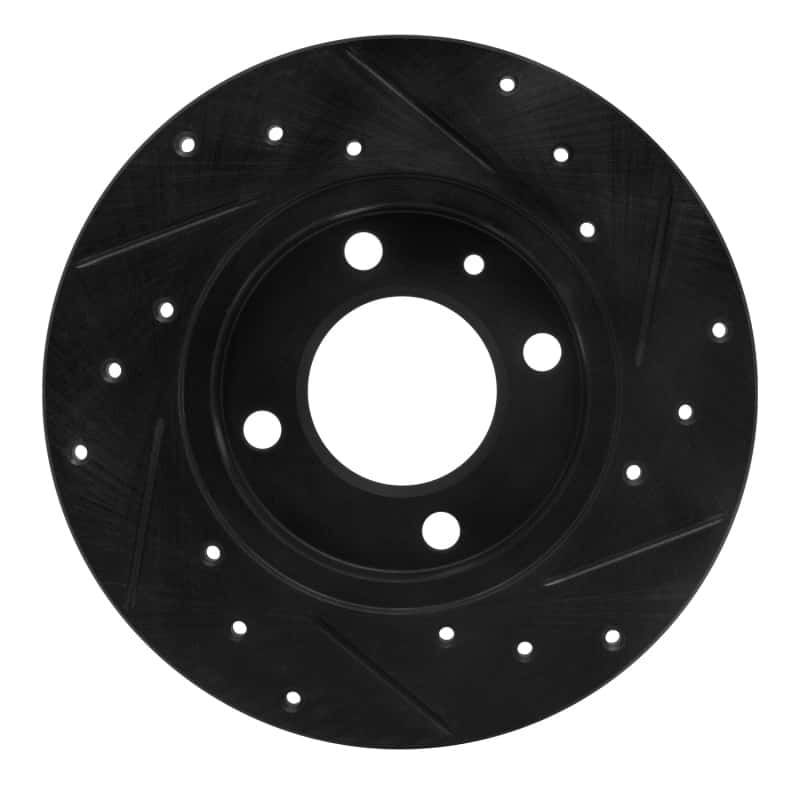 R1 Concepts — R1 73-05 Audi Fox Front Left Drilled & Slotted Black Brake Rotor
R1 Brake Rotor Drill - view 5