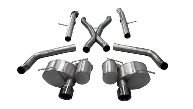 CORSA Performance — Corsa 2012-21 Jeep Grand Cherokee SRT 2.75in Dual Rear Xtreme Cat-Back Exhaust - Black PVD TipFinish
Exhaust - view 2