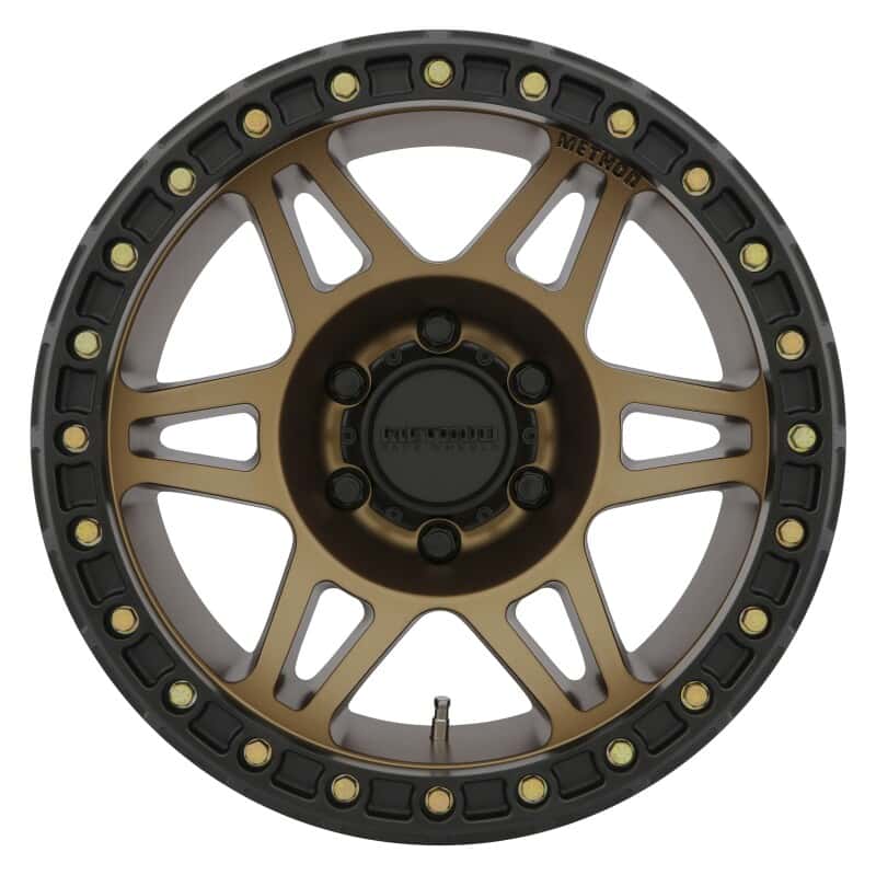 Method Wheels — Method MR106 Beadlock 17x9 -44mm Offset 6x5.5 108mm CB Method Bronze w/BH-H24125 Wheel
mrwMR10679060944B - view 2