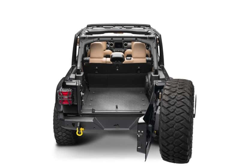 BedRug — BedRug 18-23 Jeep Wrangler JL BedTred 4 Door 6 PC Rear Kit w/ Gap Hider - view 6