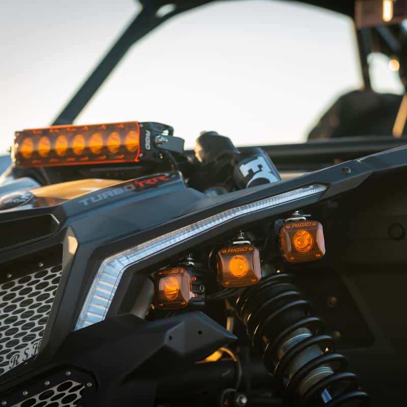 Rigid Industries — Rigid Industries 2017+ Can-Am Maveric X3 Revolve Headlight Kit
CAN-AM RVLV HDLT KIT - view 4