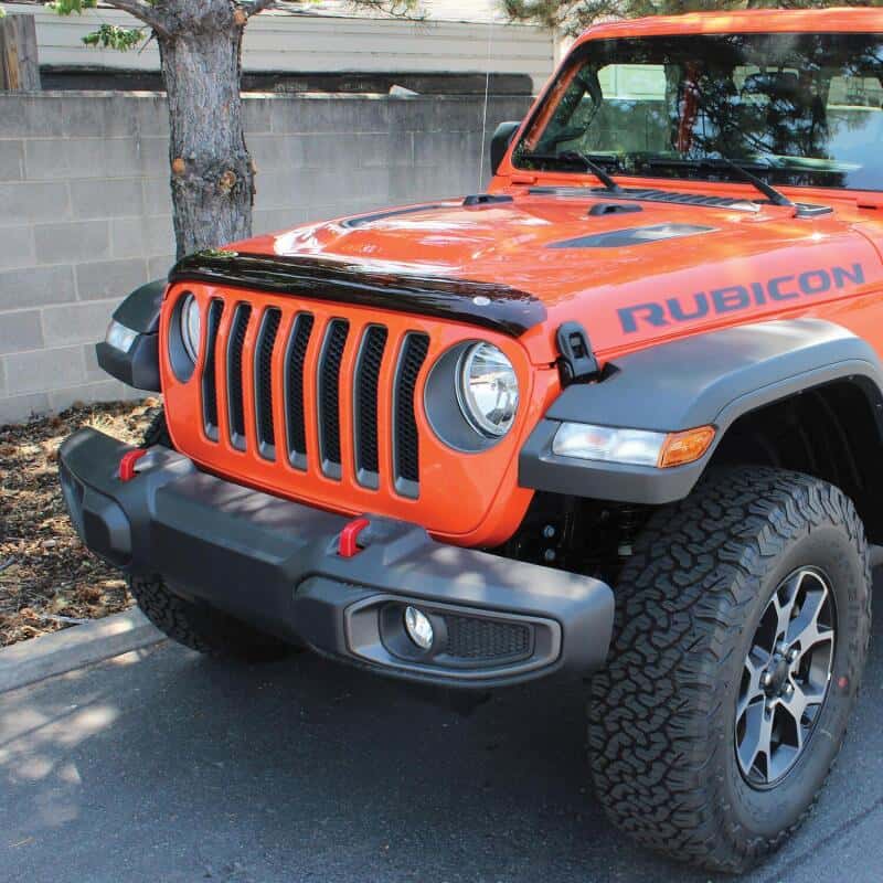 Westin — Westin 2018 Jeep Wrangler JL Platinum Bug Shield - Smoke
Hood Protector - view 2