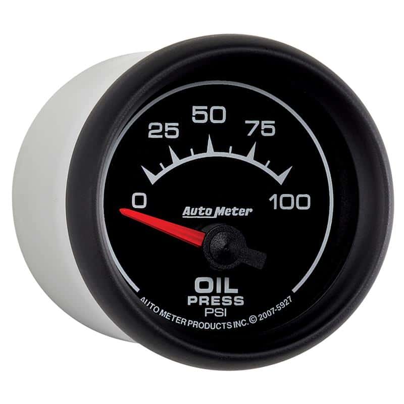 AutoMeter — Autometer ES 52mm 100 PSI Short Sweep Electric Oil Pressure Gauge
GA 2" OP 100PSI E ES - view 4