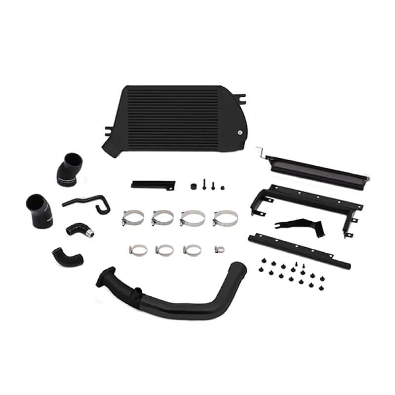 Mishimoto — Mishimoto 2015 Subaru WRX Top-Mount Intercooler Kit - Powder Coated Black & Black Pipes - view 1