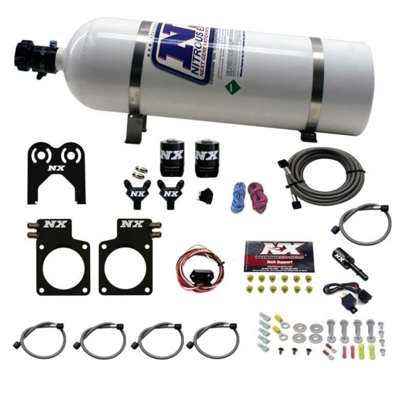 Nitrous Express — Nitrous Express Nissan GT-R Nitrous Plate Kit (35-300HP) w/15lb Bottle
Injection System Kit
N2OSys - view 1