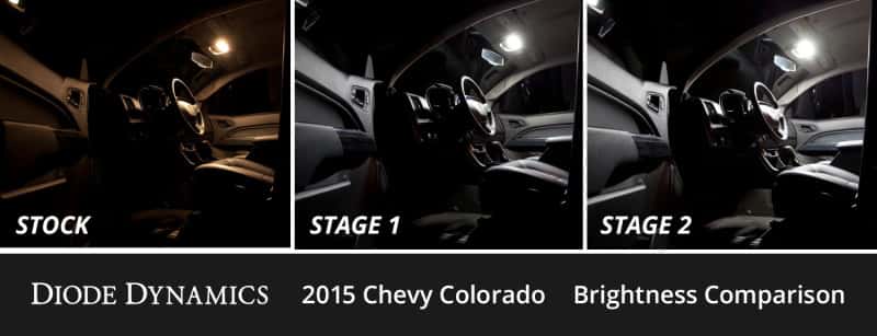 Diode Dynamics — Diode Dynamics 15-22 Chevrolet Colorado Interior LED Kit Cool White Stage 1 - view 3