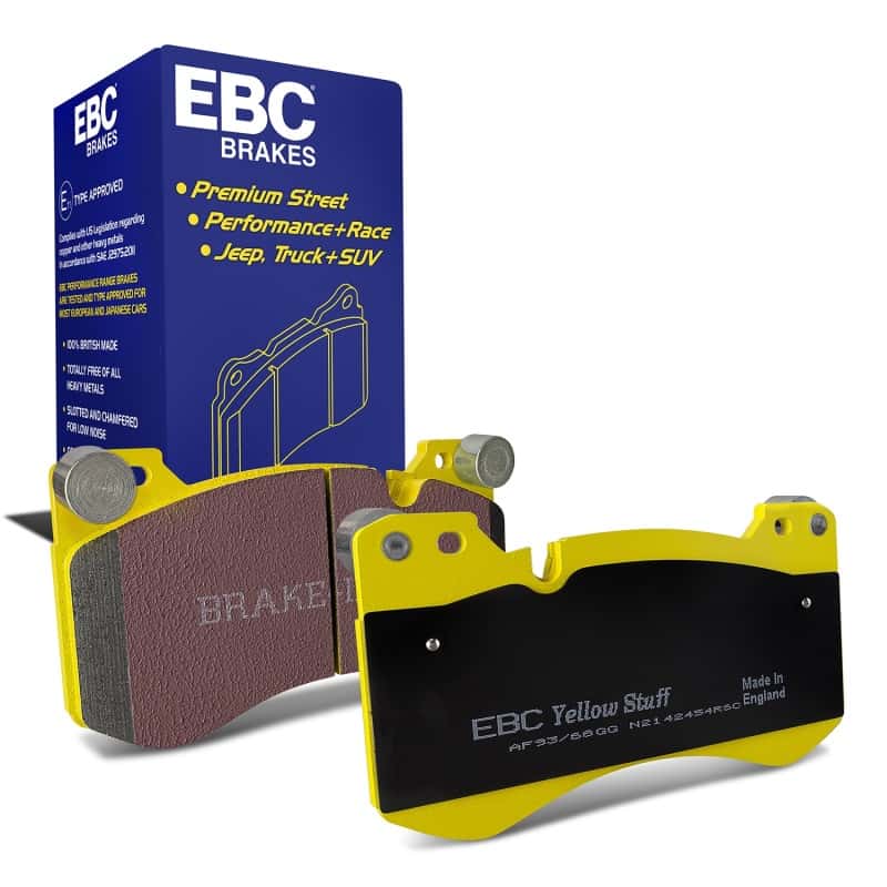 EBC — EBC 2021+ BMW M3/M4 3.0TT (G80/G82/G83) Yellowstuff Front Brake Pads
Disc Brake Pad - view 1
